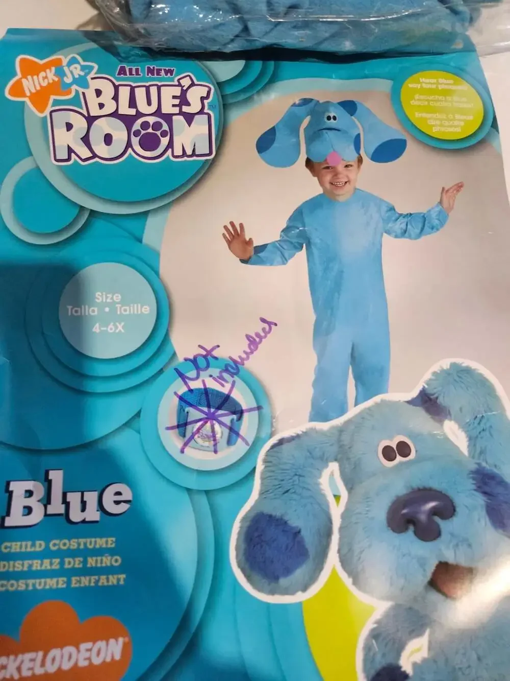 Nickelodeon Blue's Room Blue Size 4-6X Costume
